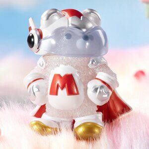 POP MART x Instinctoy Muckey Play Time Superhero Clear Art Toy